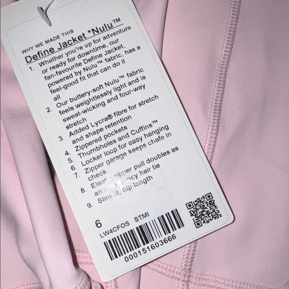 🔥NWT Lululemon Define Jacket *Nulu
Strawberry Milkshake🍓🩷🍓🩷🍓🩷 - Picture 11 of 11
